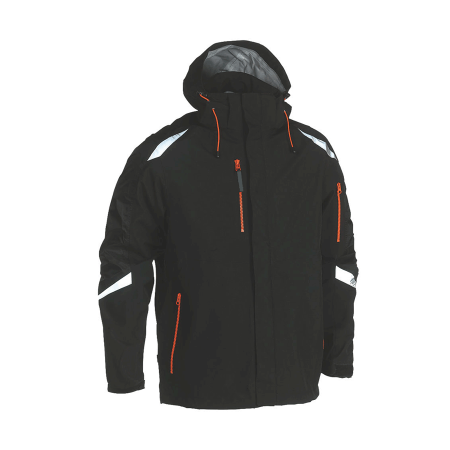 Soft Shell Insulated Jacket with Removable Cap