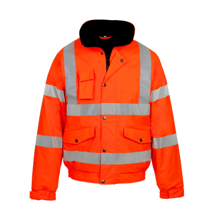Hi-Vis Soft Shell Jacket with Internal Fleece Lining