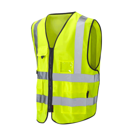 Hi-Vis Vest in Closed Mesh